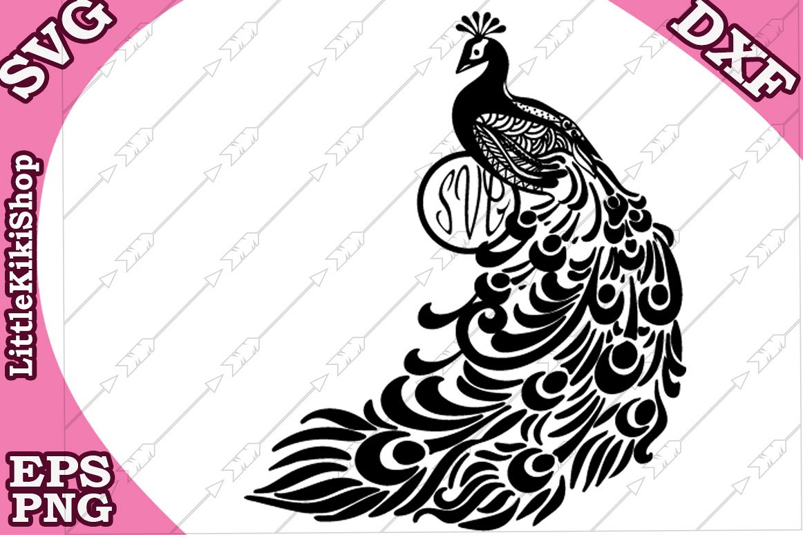 Download Peacock Svg, Mandala Peacock Svg, Zentangle Peacock Svg ...