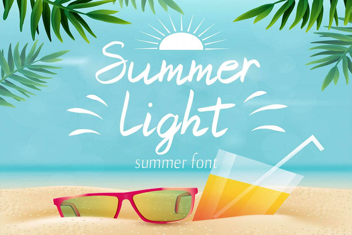 Summer Light Font example image 1