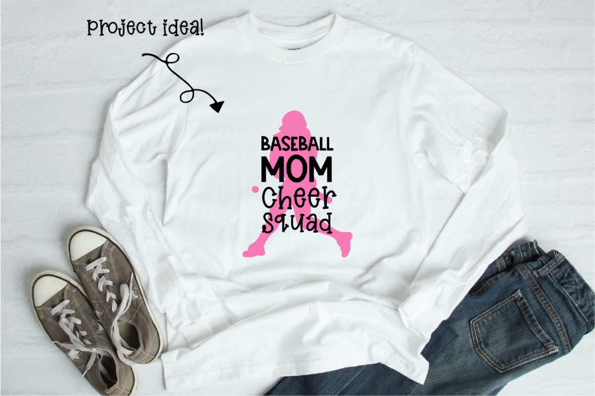Baseball Mom Cheer Squad - Digital Design example image 1