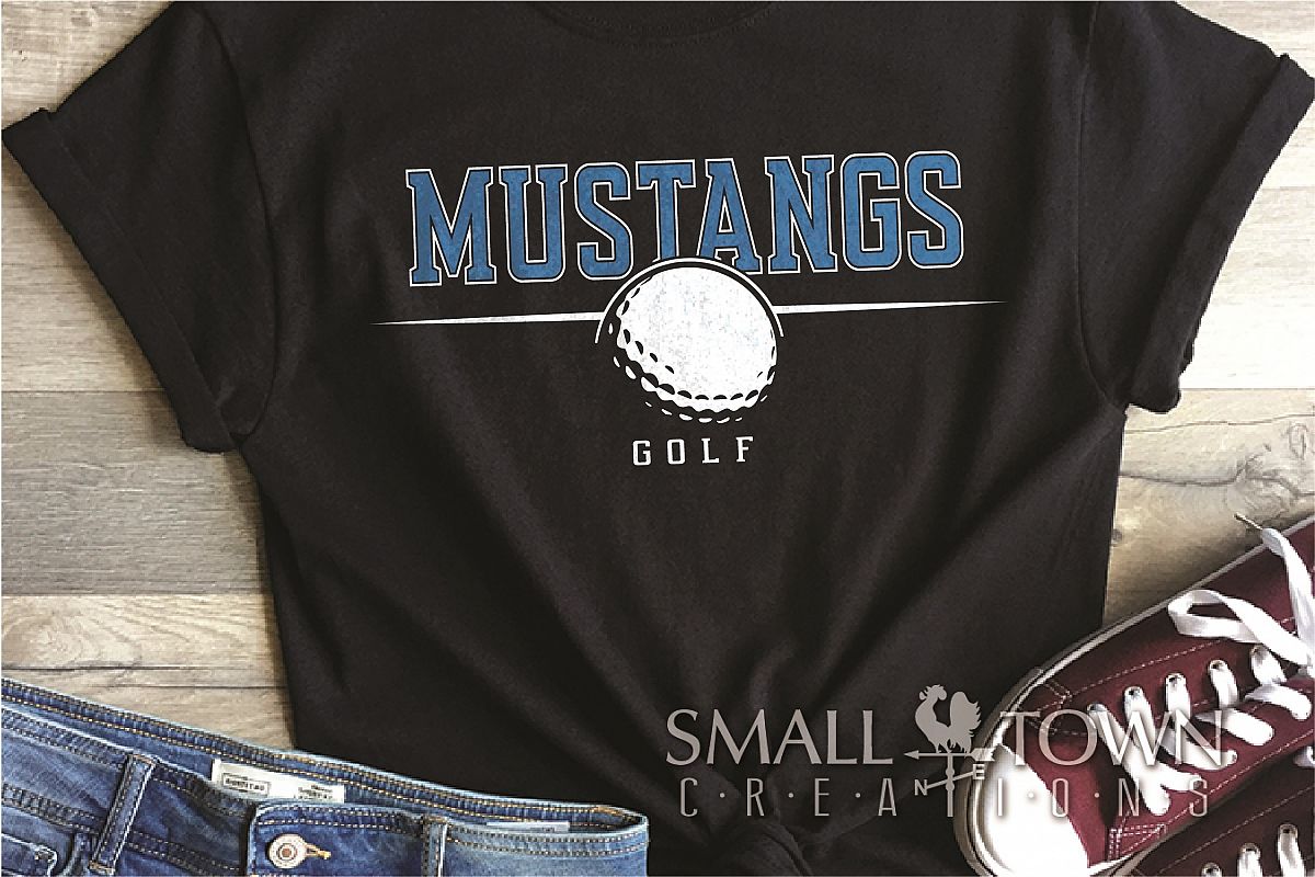 Mustang, Mustang Golf Team, Sport, PRINT, CUT & DESIGN example image 1