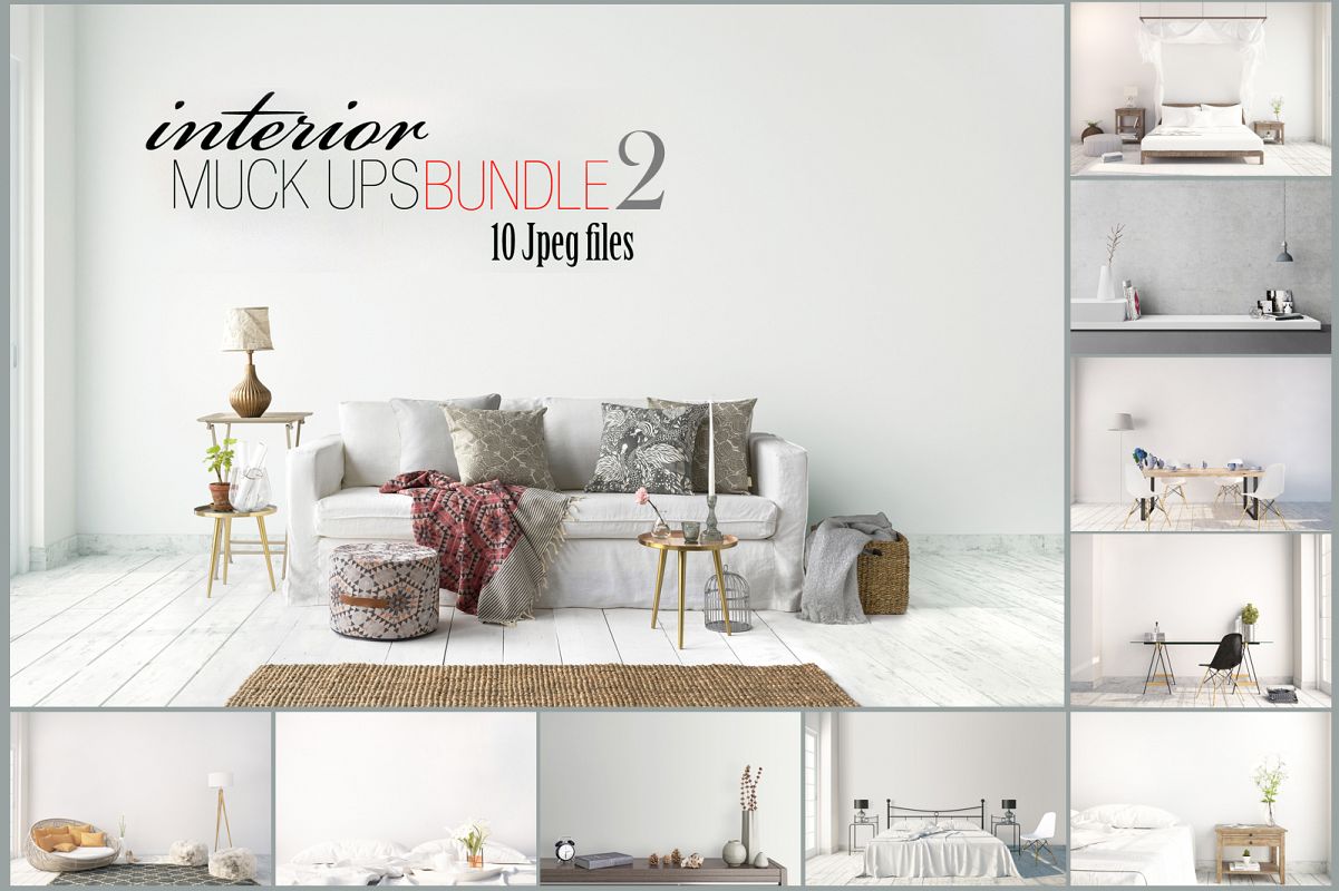 interior mockups bundle, stock photo example image 1