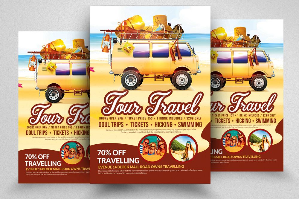 Holiday Tour/Travel Flyer example image 1