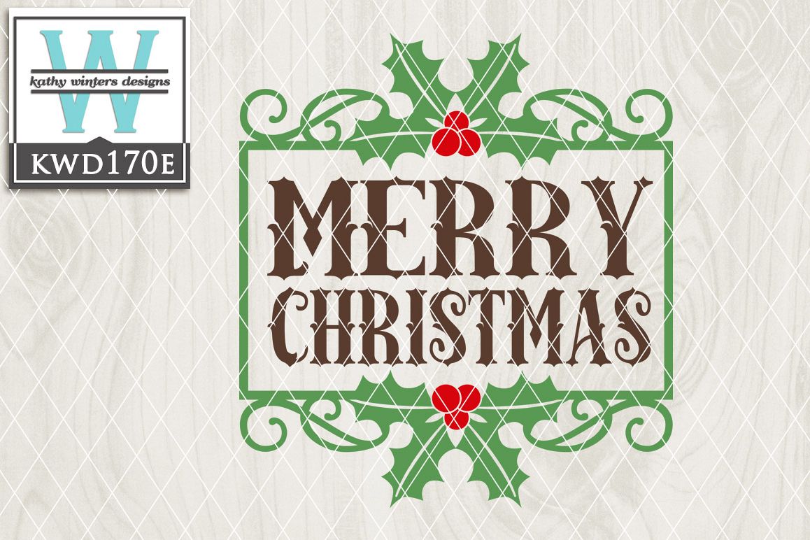Christmas Cutting File KWD170E example image 1