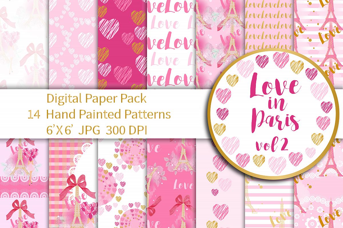 Love Digital Paper example image 1