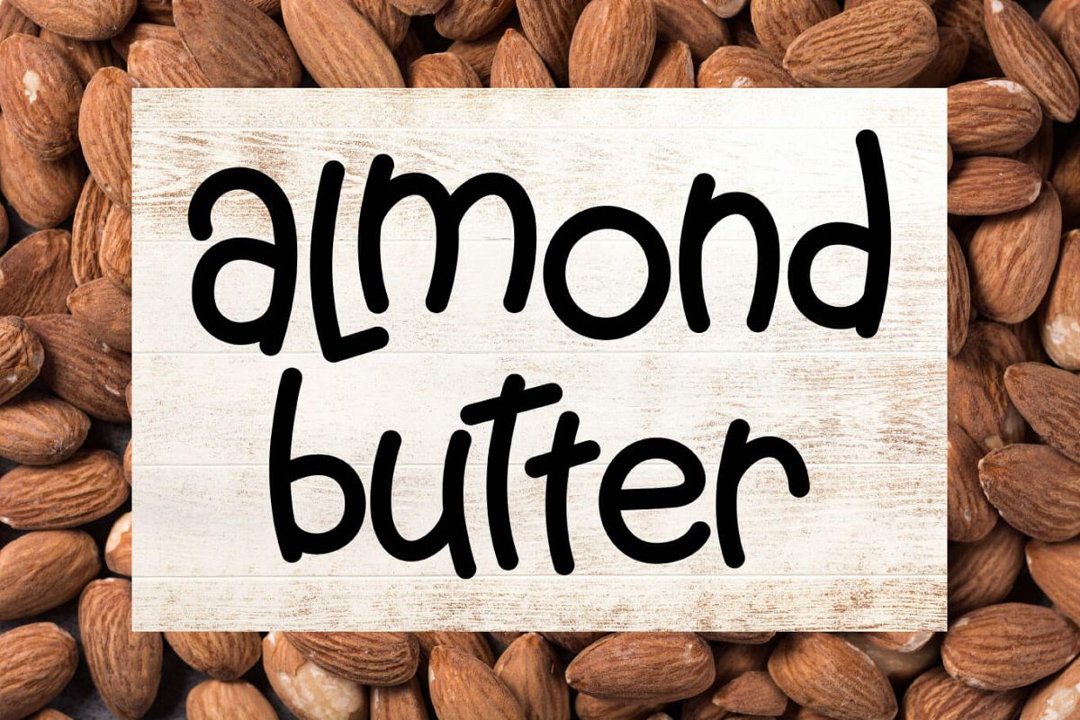 Almond Butter - A Creamy Fun Font example image 1