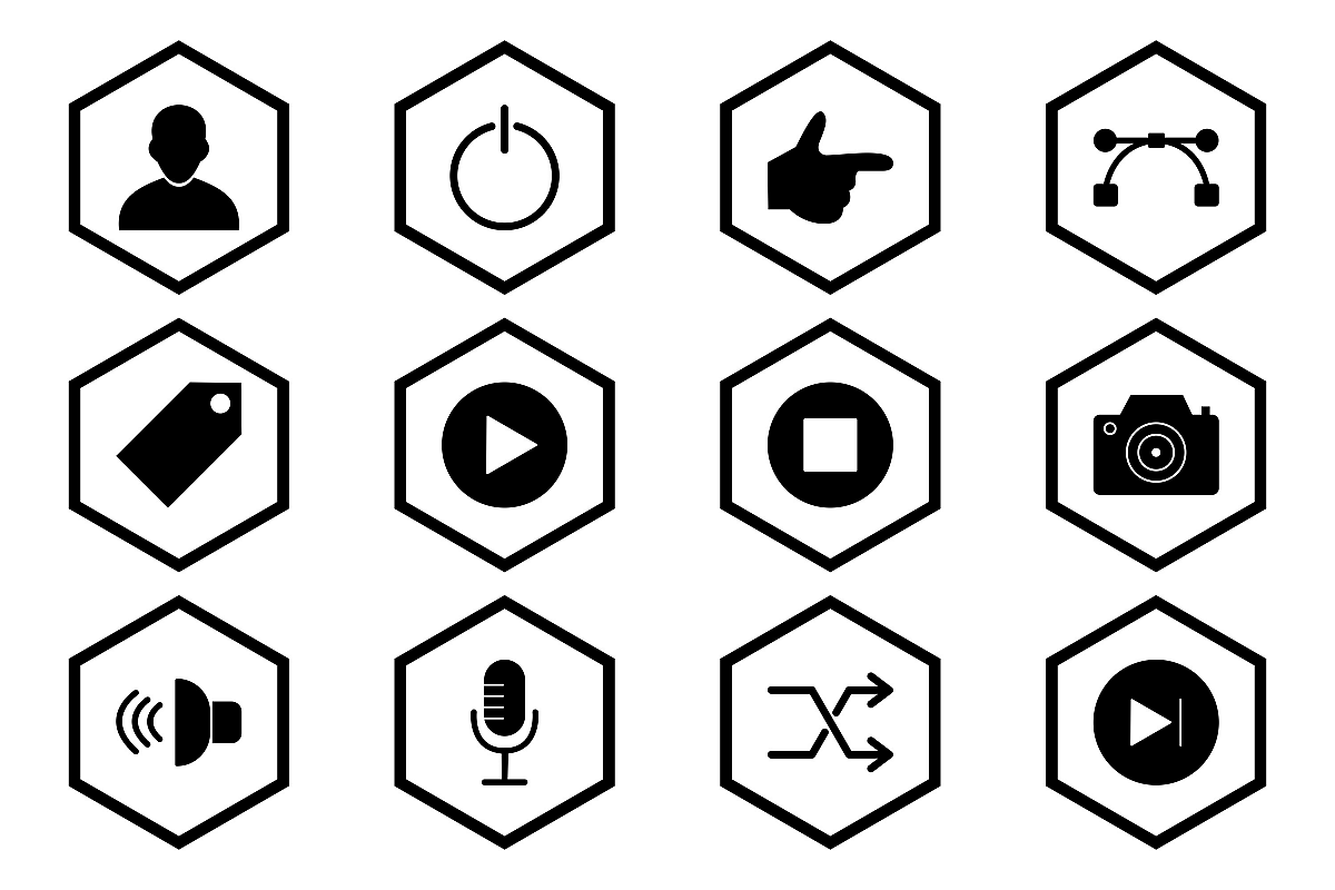 Set Of Multimedia Icons example image 1