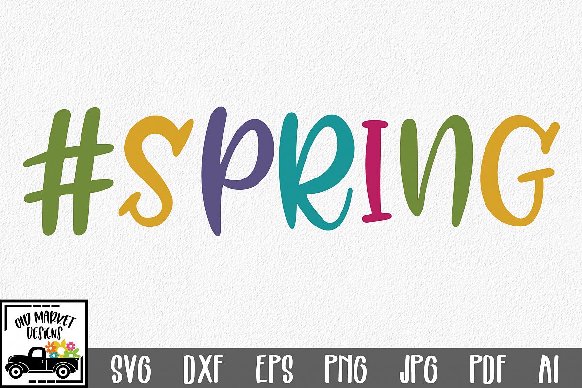 #Spring SVG Cut File - Spring SVG DXF EPS PNG JPG AI example image 1