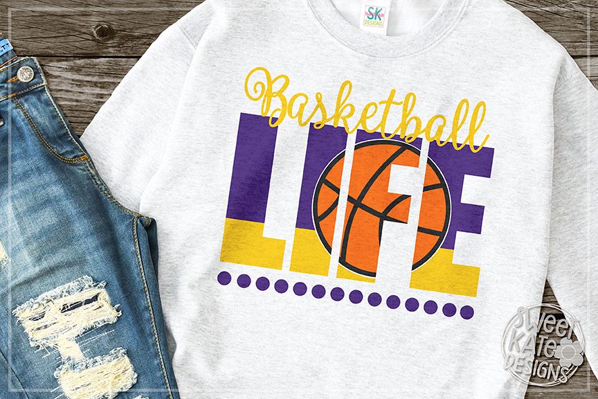 Basketball Life SVG DXF EPS PNG JPG example image 1
