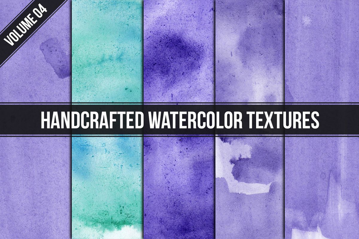 Handcrafted Watercolor Textures Vol. 04 example image 1