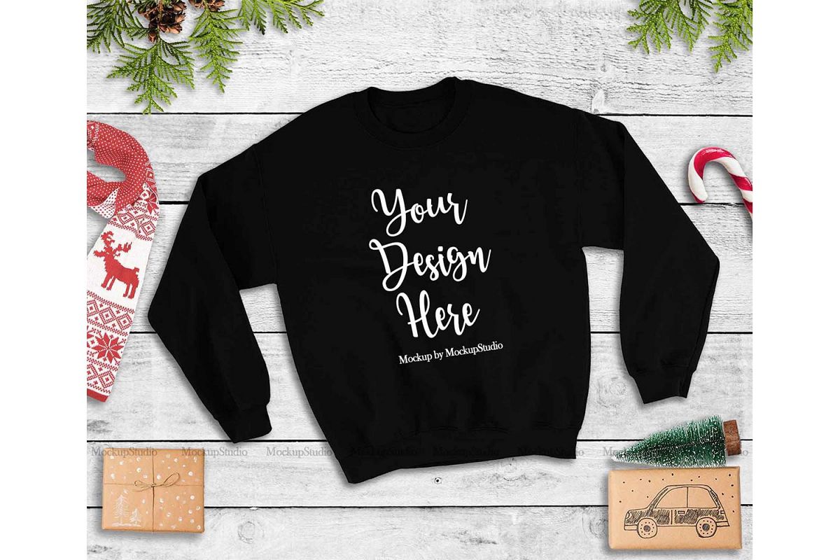 black christmas sweatshirt