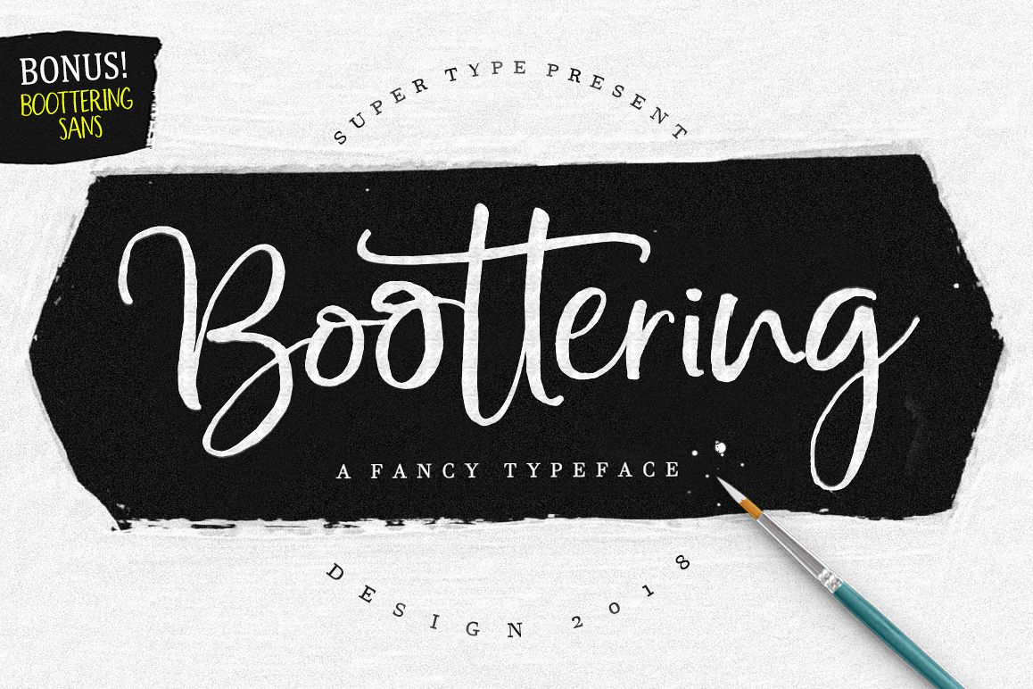 Boottering | Font Duo example image 1