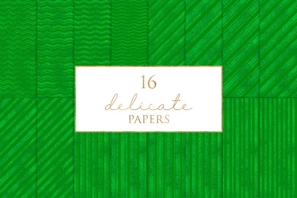 16 Delicate Digital Paper Pack example image 1