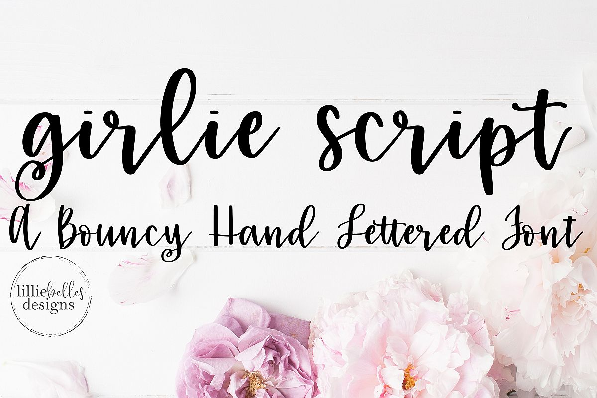 Girlie Script example image 1