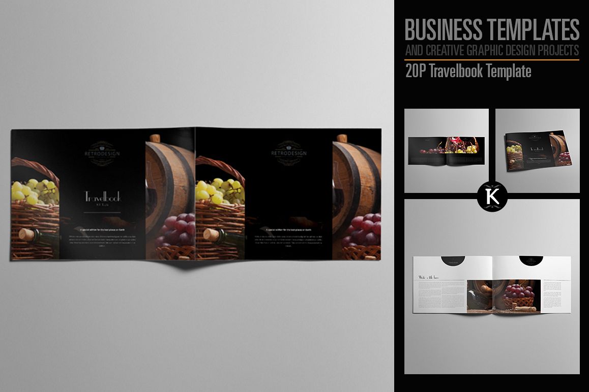 20P Travelbook Template example image 1