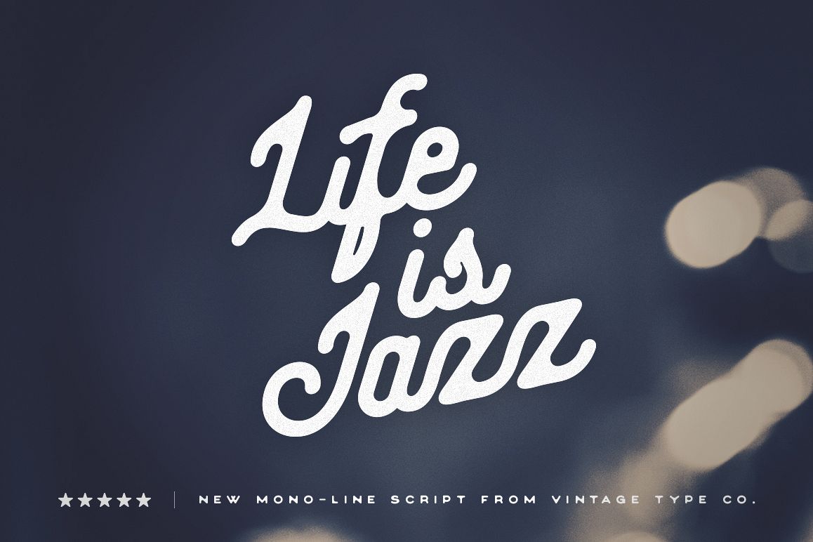 Life Is Jazz Script example image 1