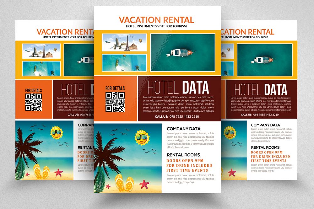 Tour & Holidays Flyer Template example image 1