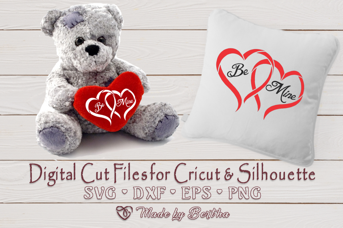 Be Mine for Valentine's Day - SVG cut file example image 1