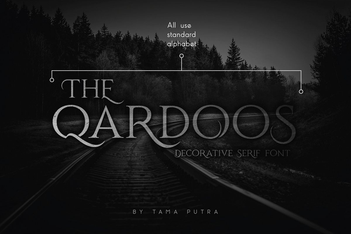 Qardoos Decorative Serif Typeface example image 1