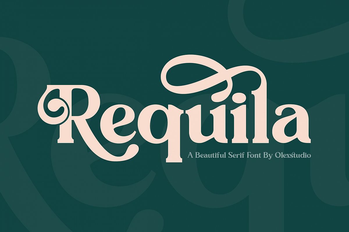 REQUILA - Vintage Serif example image 1
