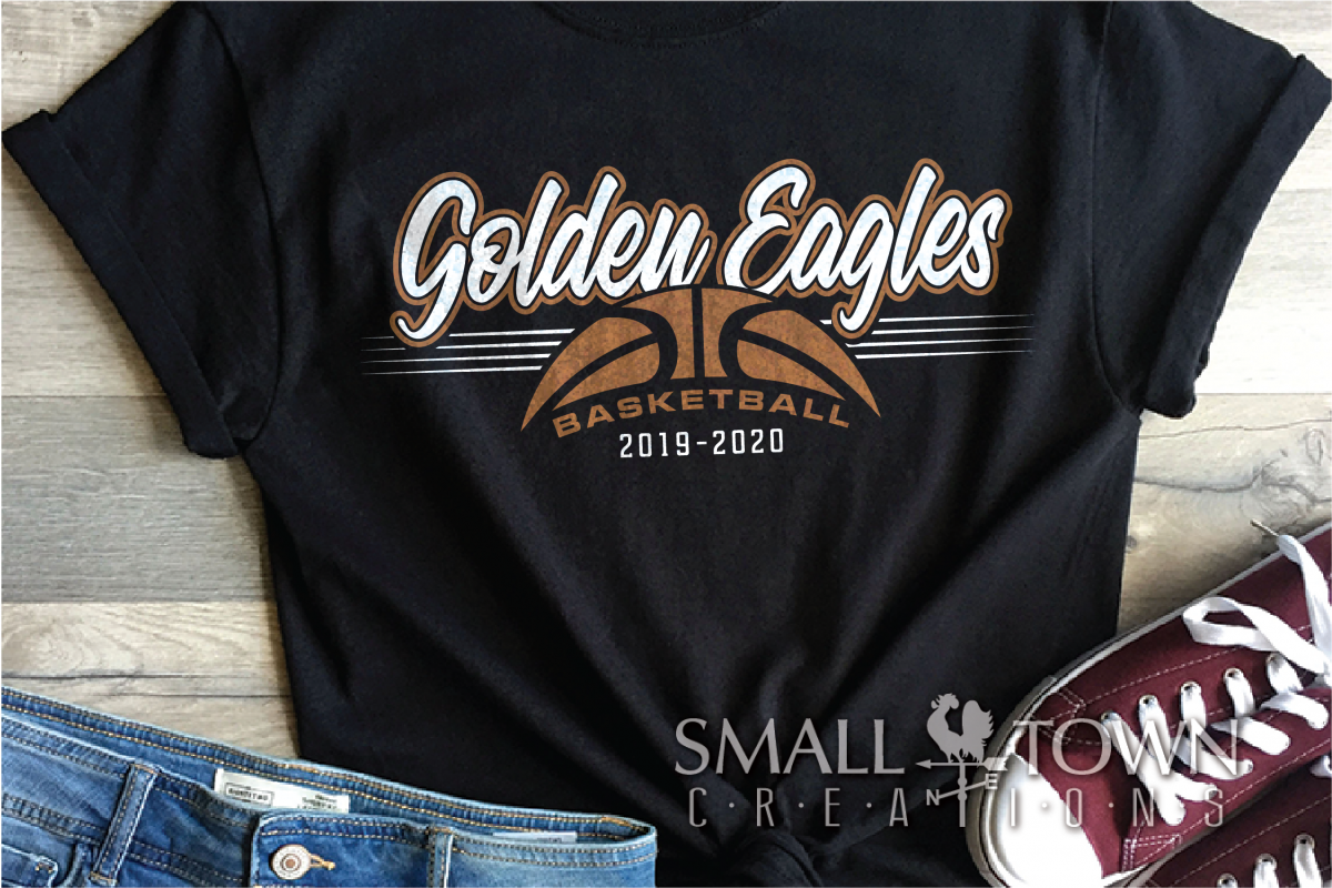 Golden Eagles, Basketball, Sport, Design, PRINT, CUT, DESIGN example image 1