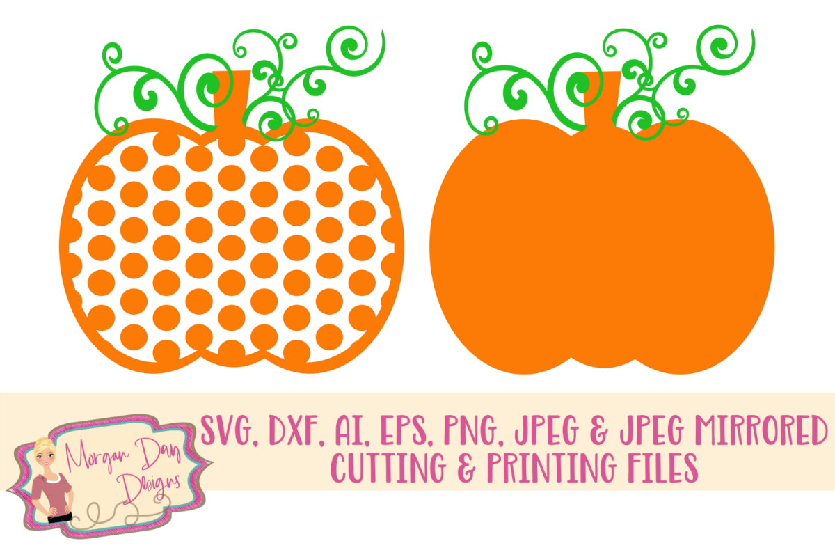 Pumpkin SVG, DXF, AI, EPS, PNG, JPEG example image 1
