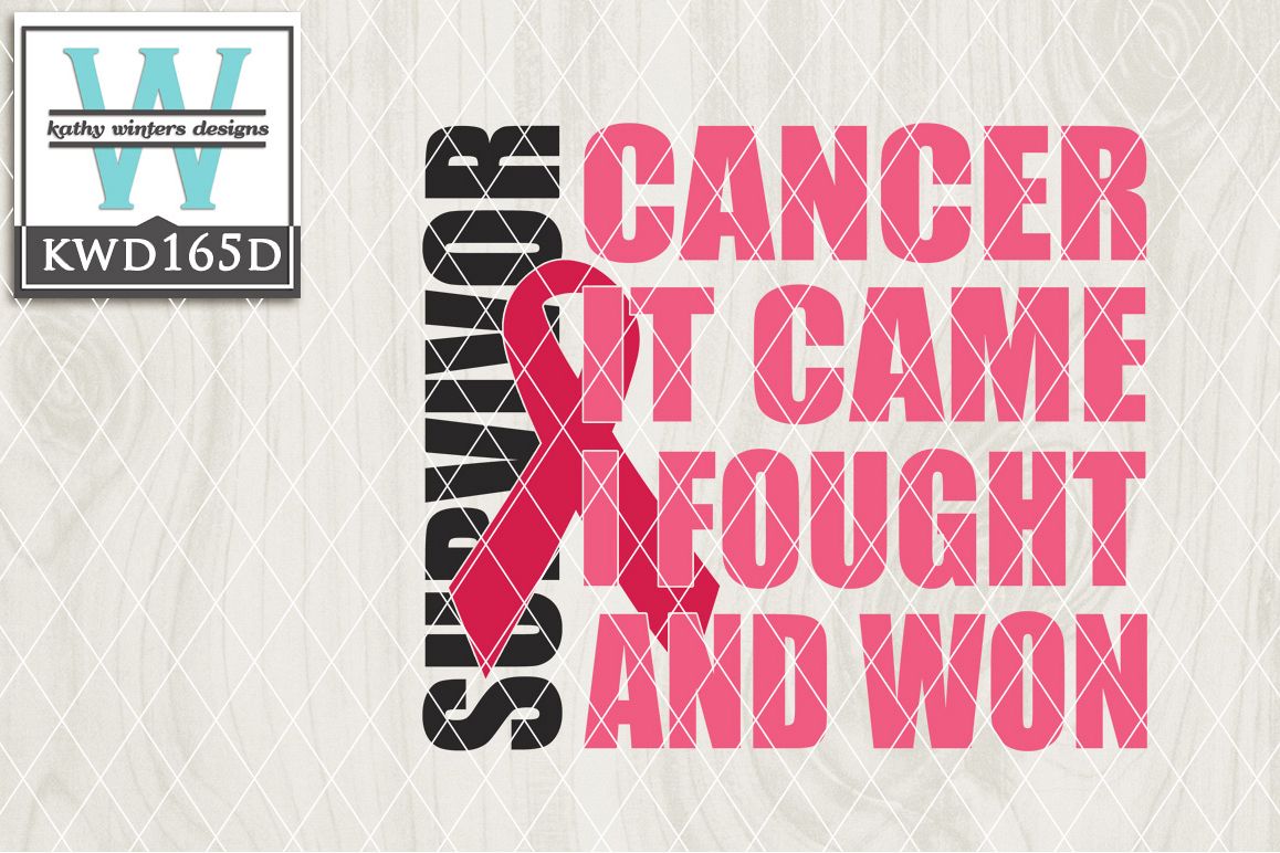 Breast Cancer Awareness Cutting File KWD165D example image 1