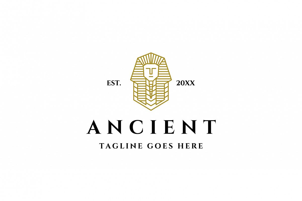egyptian ancient god logo example image 1