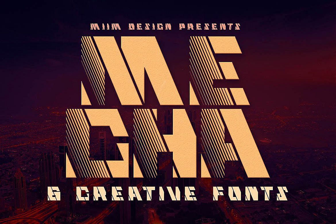 Mecha - Display Font example image 1