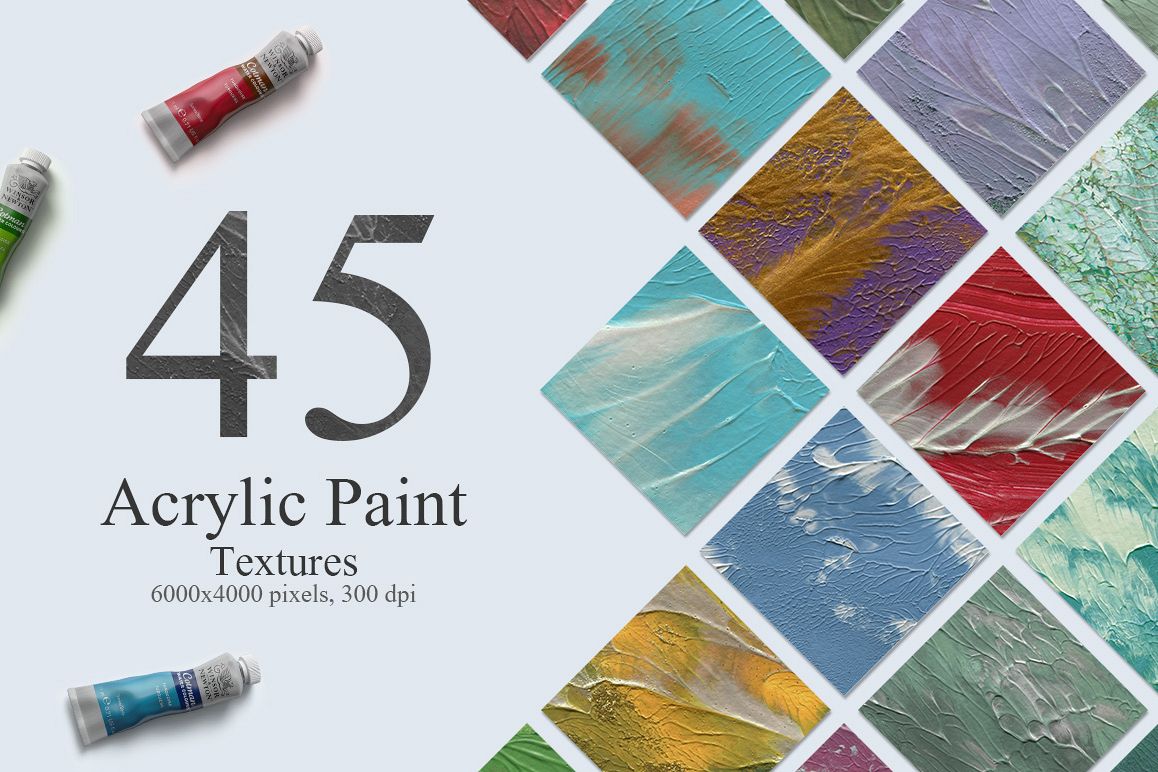 45 Acrylic Paint Textures example image 1