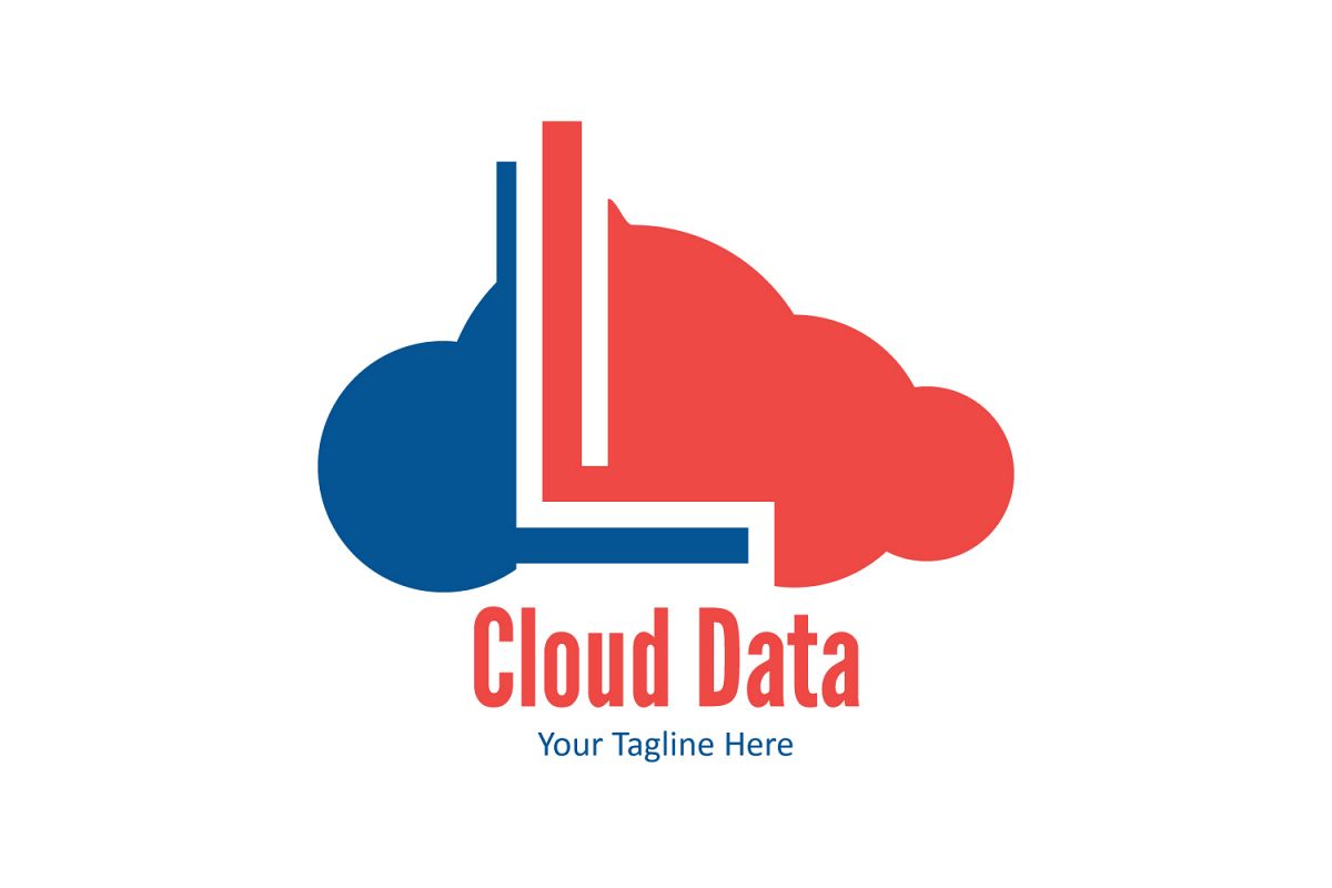 L letter cloud logo example image 1