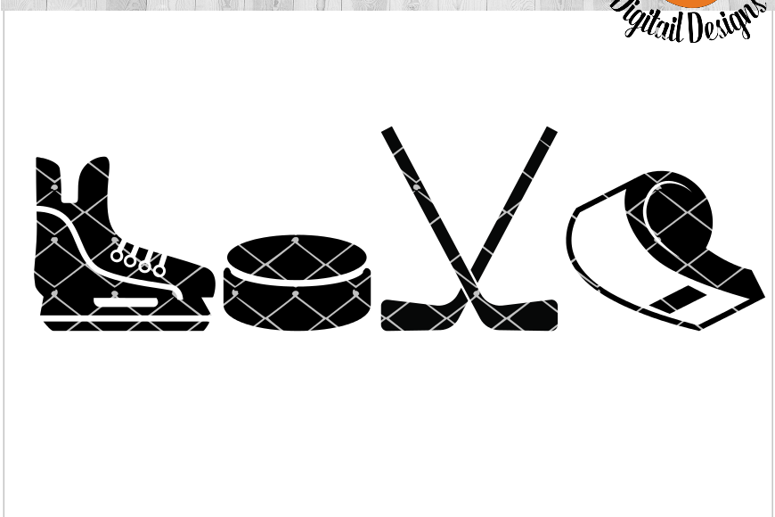 Download Hockey Love EKG SVG - png - eps - dxf - ai - fcm - Hockey ...