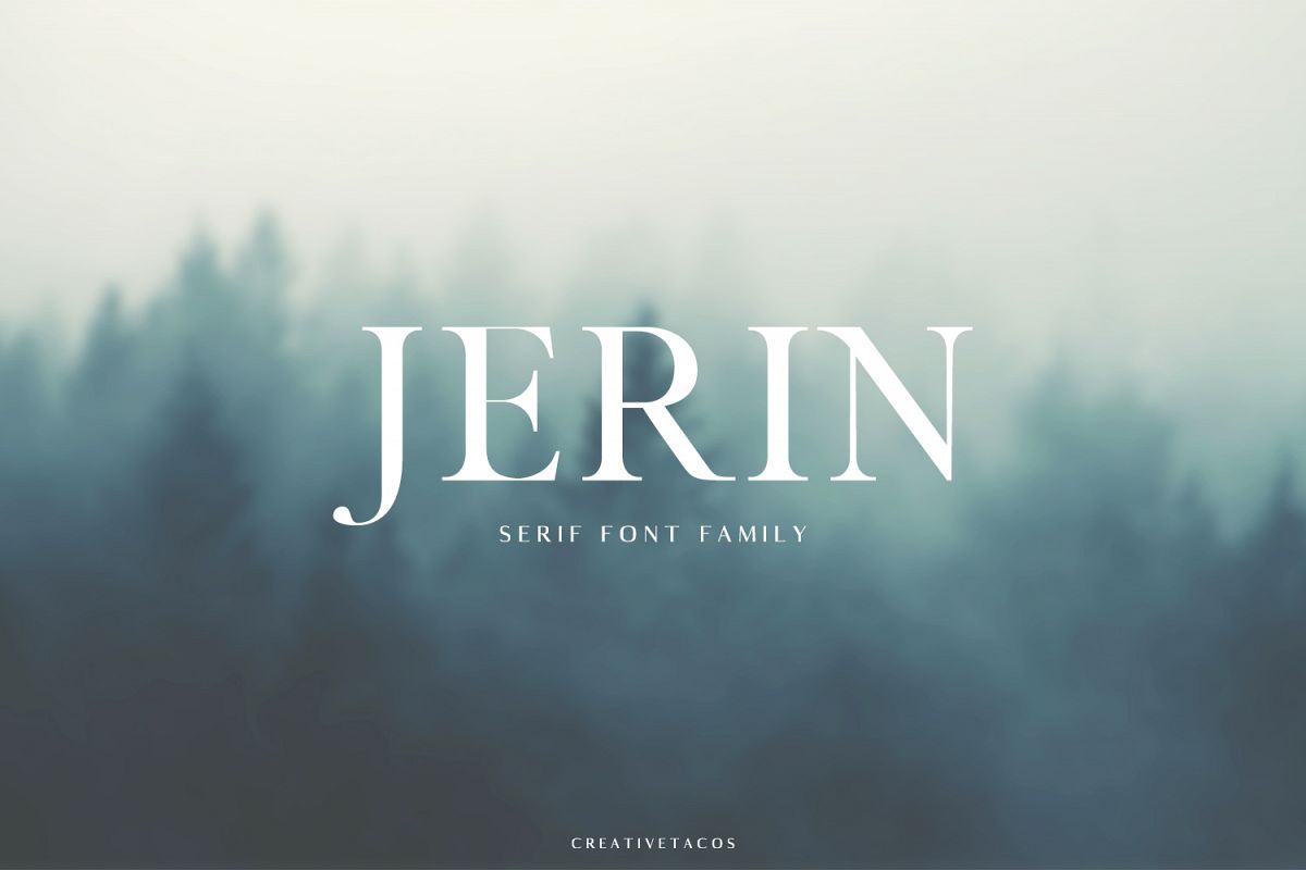 Jerin Serif Font Famiy example image 1