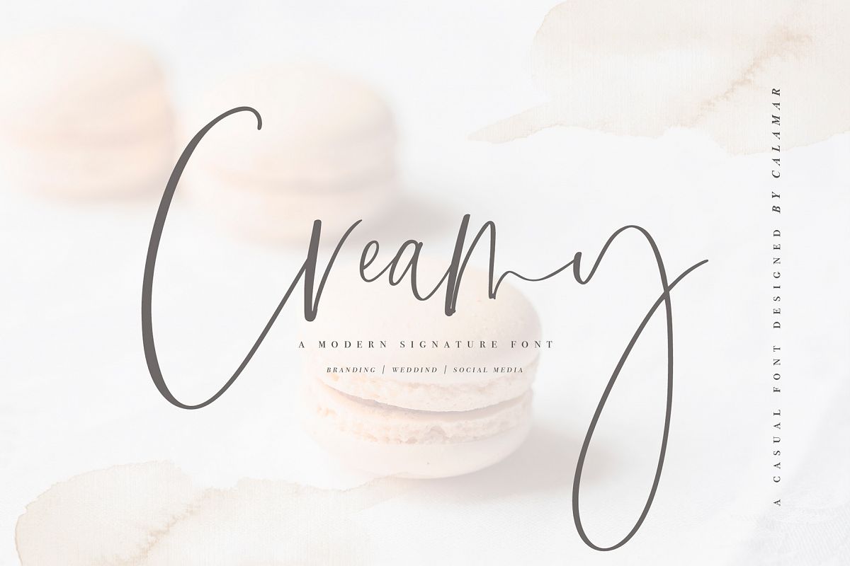 Creamy | Handwritten Font example image 1