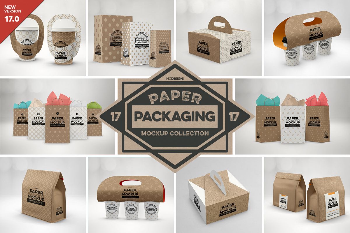 VOL. 17 Paper Box Packaging Mockups example image 1