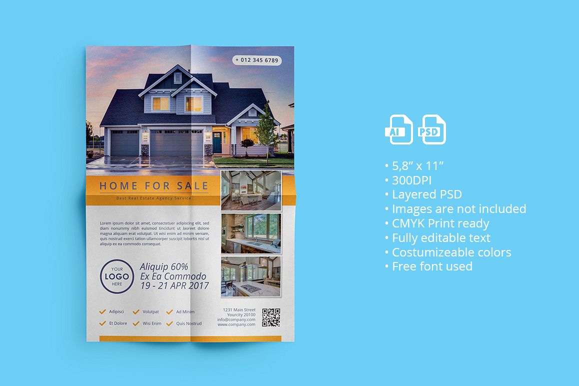 Real Estate Flyer 01 example image 1