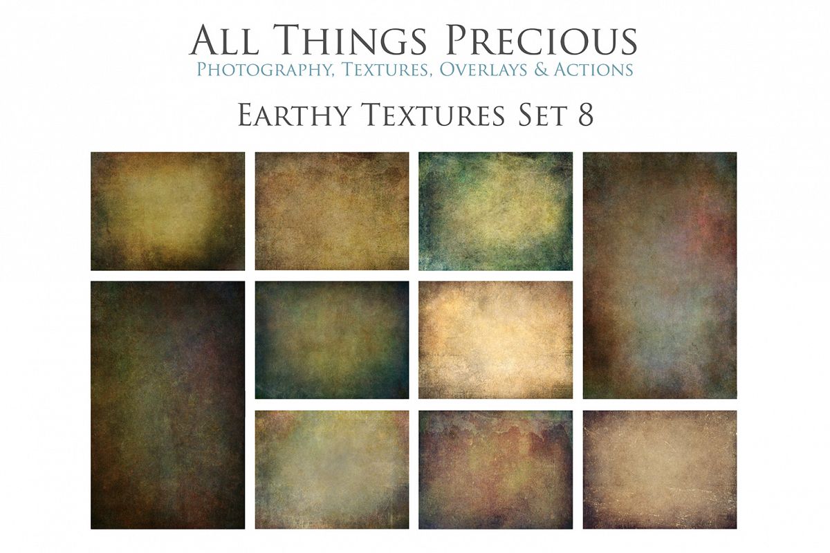 10 Fine Art Earthy Textures SET 8 example image 1