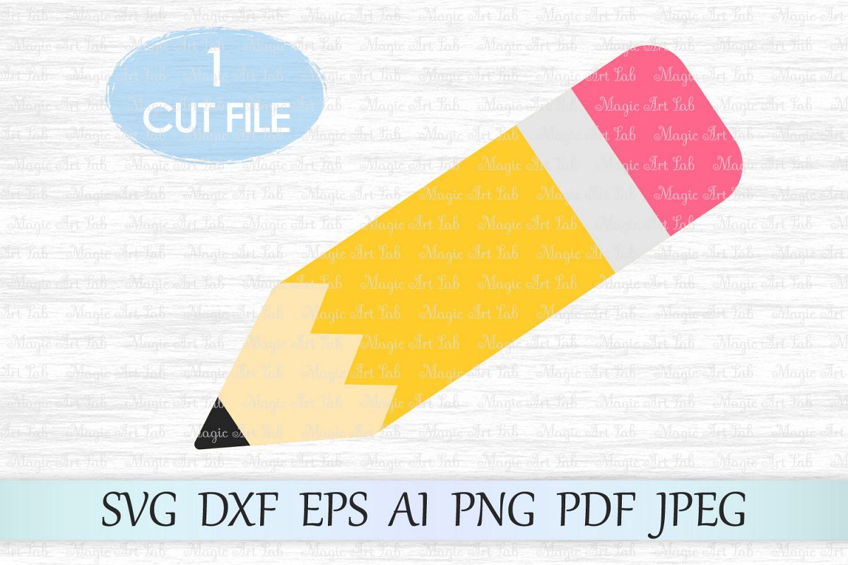 Download Pencil SVG, Back to school SVG, First day of school svg file