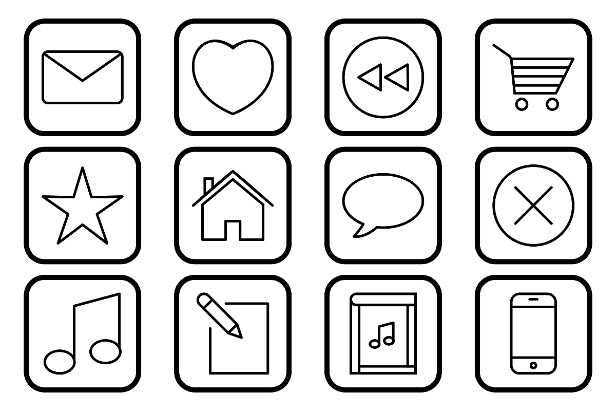 Set Of Multimedia Icons example image 1
