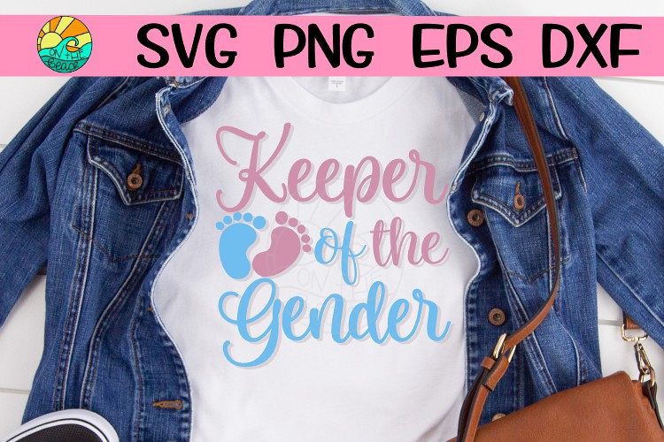 Keeper Of The Gender - Reveal - SVG PNG EPS DXF example image 1