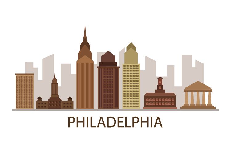 Philadelphia skyline example image 1