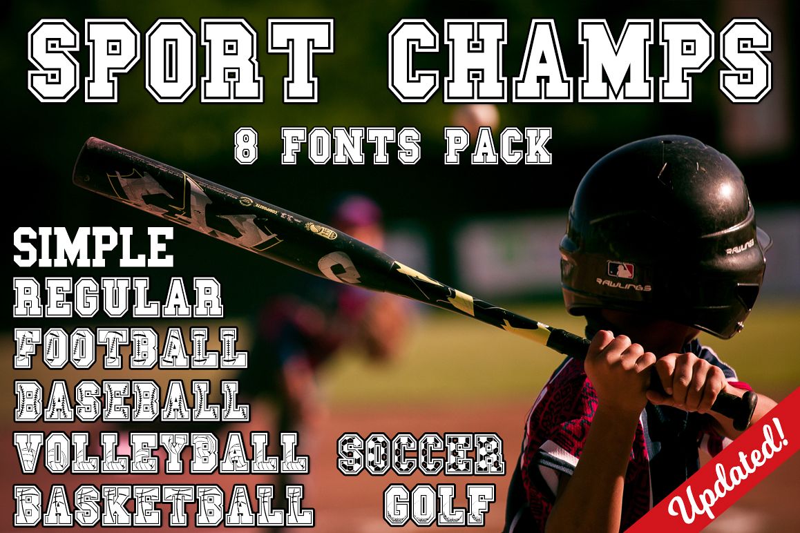 The Sport Champs Font Pack example image 1