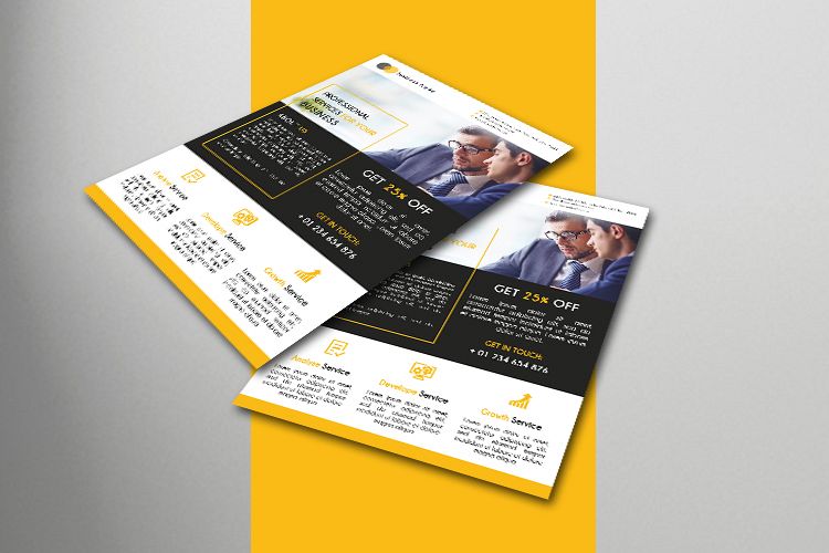 Corporate flyer example image 1