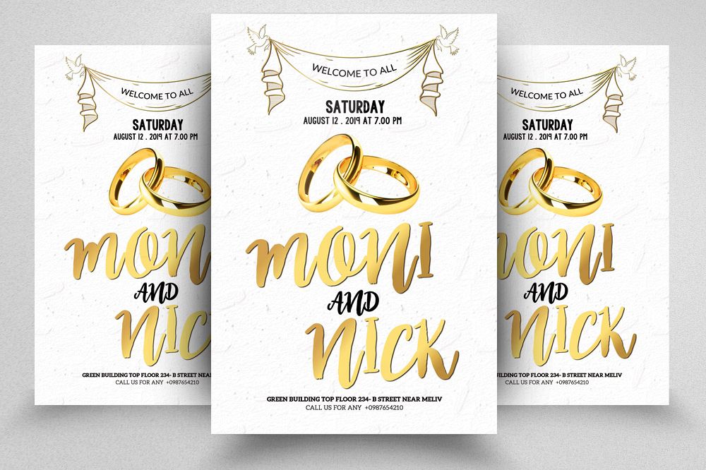 Wedding Flyer Template example image 1