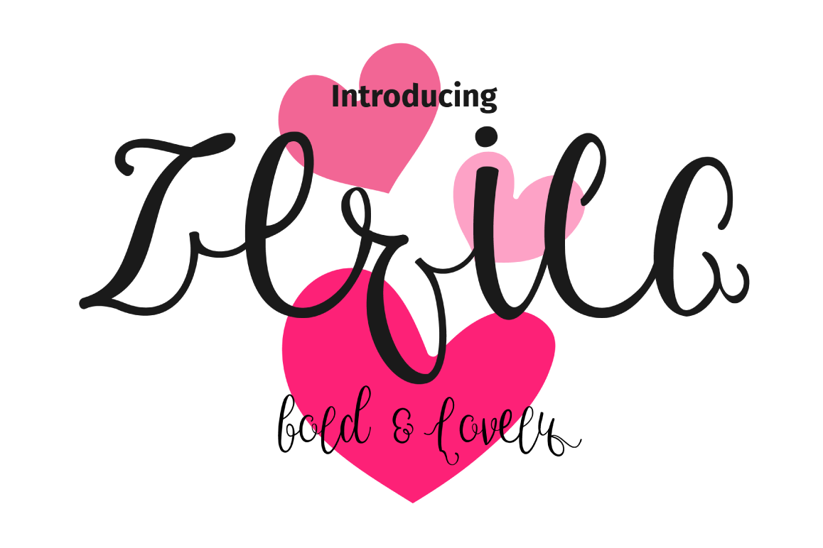 Zerica Script example image