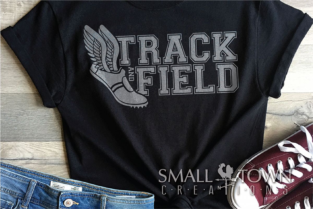 Track and Field, Team sport, Track logo, PRINT, CUT, DESIGN example image 1