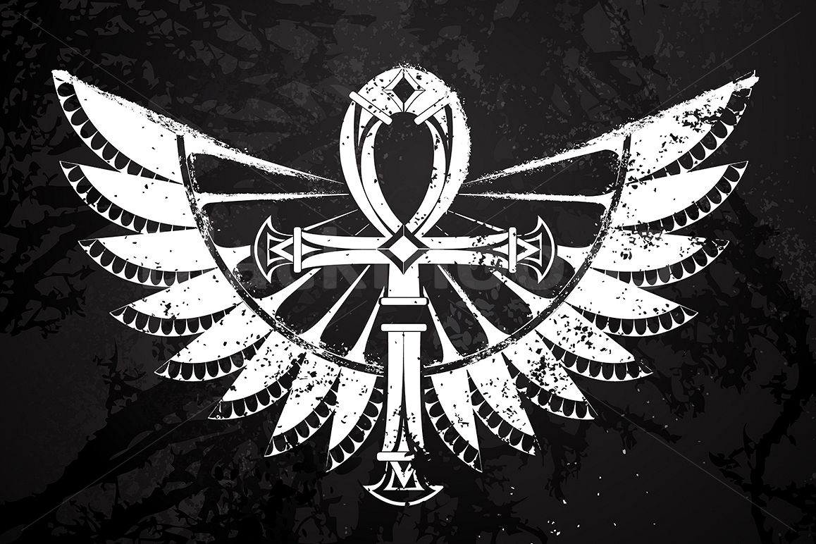 Ankh Painted Chalk example image 1