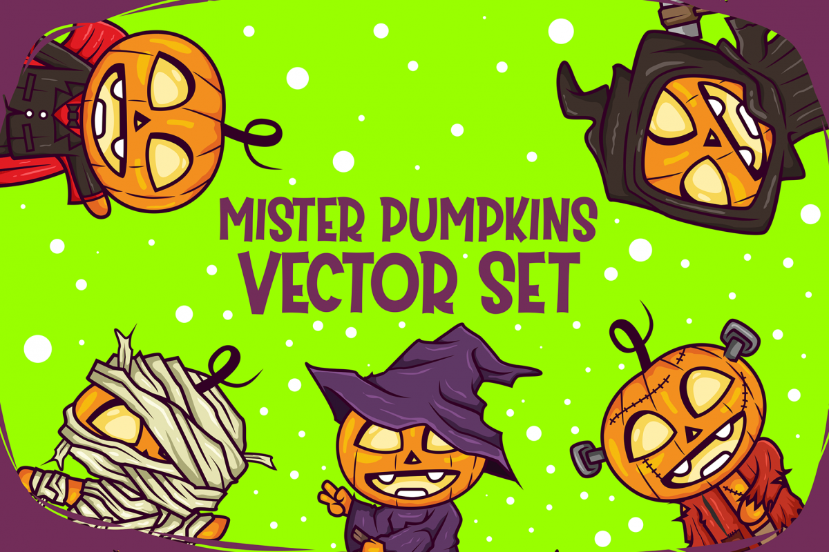 Mister Pumpkins Vector example image 1