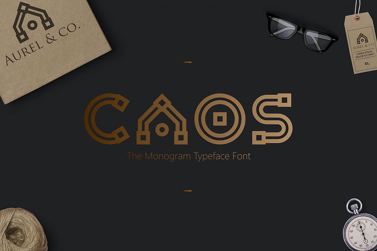CAOS | The Logo Typeface example image 1