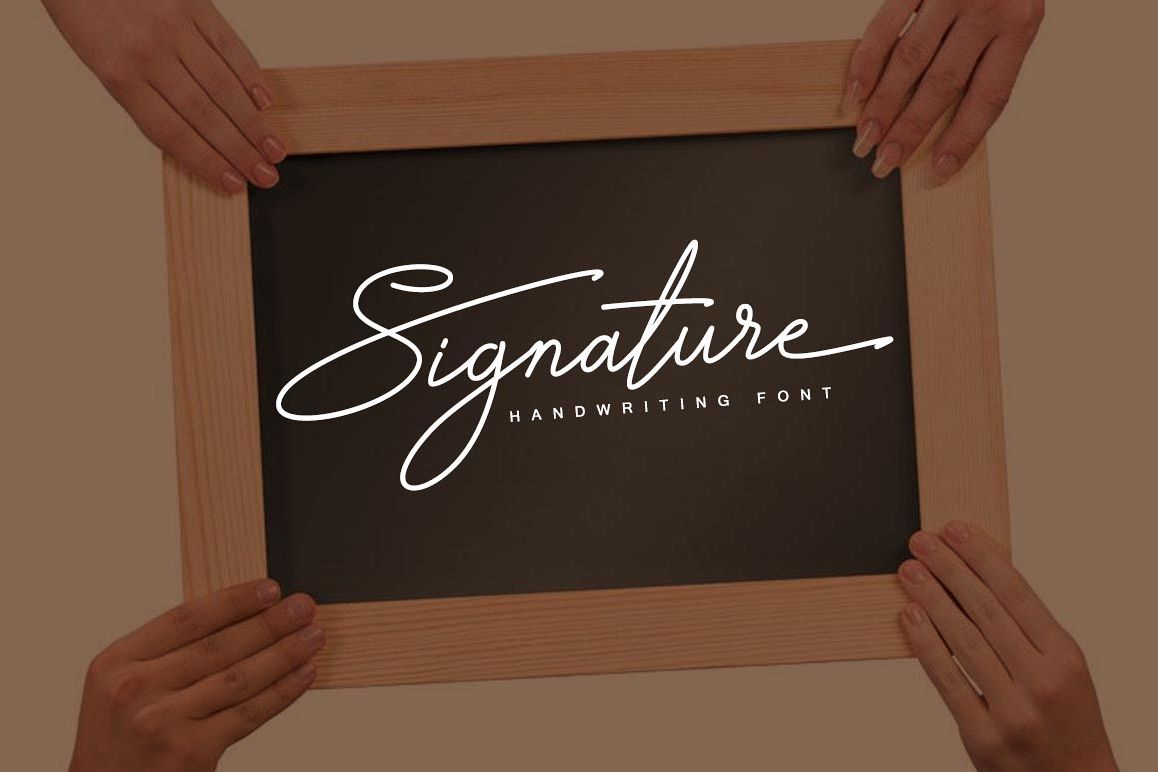 Signature TypeFace example image 1