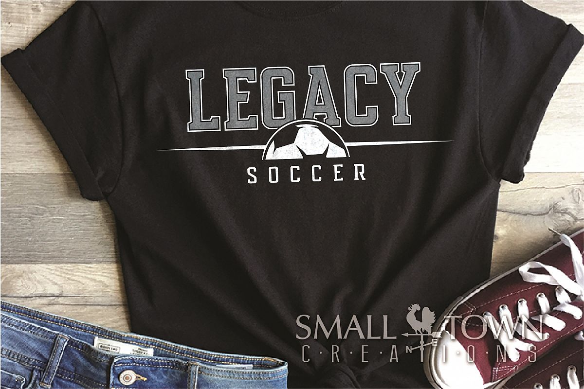 Legacy, Soccer, Sports, Team, logo, PRINT, CUT & DESIGN example image 1